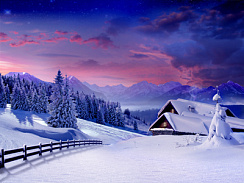 Природа  снег_9